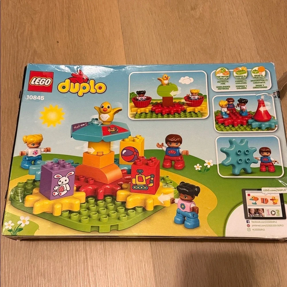 Lego duplo my first carousel set 10845 new in sealed box 24 pieces rare! - Picture 8 of 9